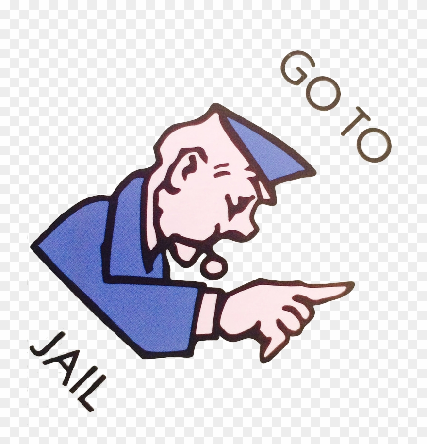 Segment Types Can Vary - Go To Jail Monopoly Png Clipart