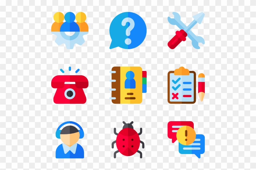 Software Clipart Computer Support - Tech Flat Line Icon Png Transparent Png