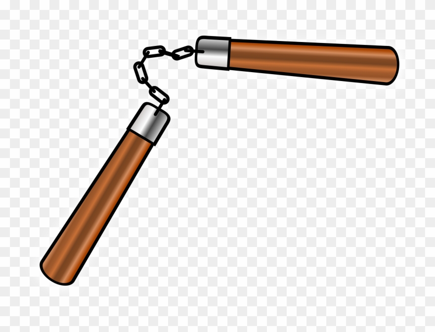 Nunchaku Clipart - Нунчаки Png Transparent Png