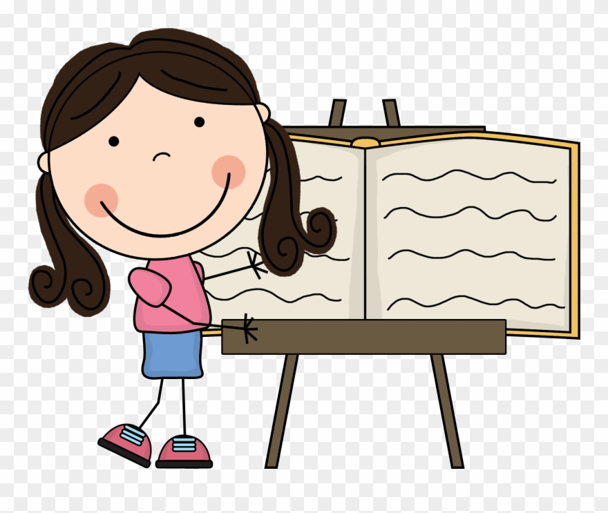 Big Book Center Clipart - Oral Presentation Clipart - Png Download