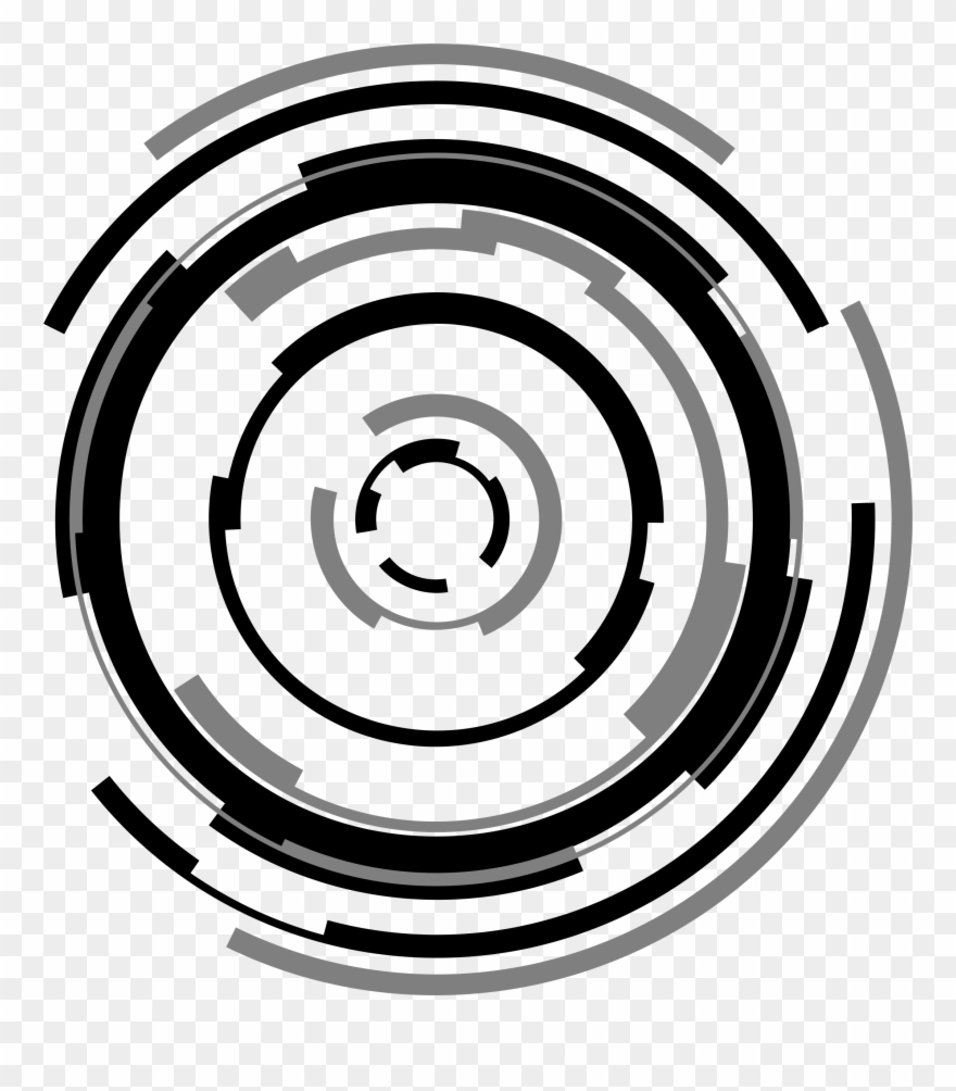 Big Image - Tech Rings Png Clipart
