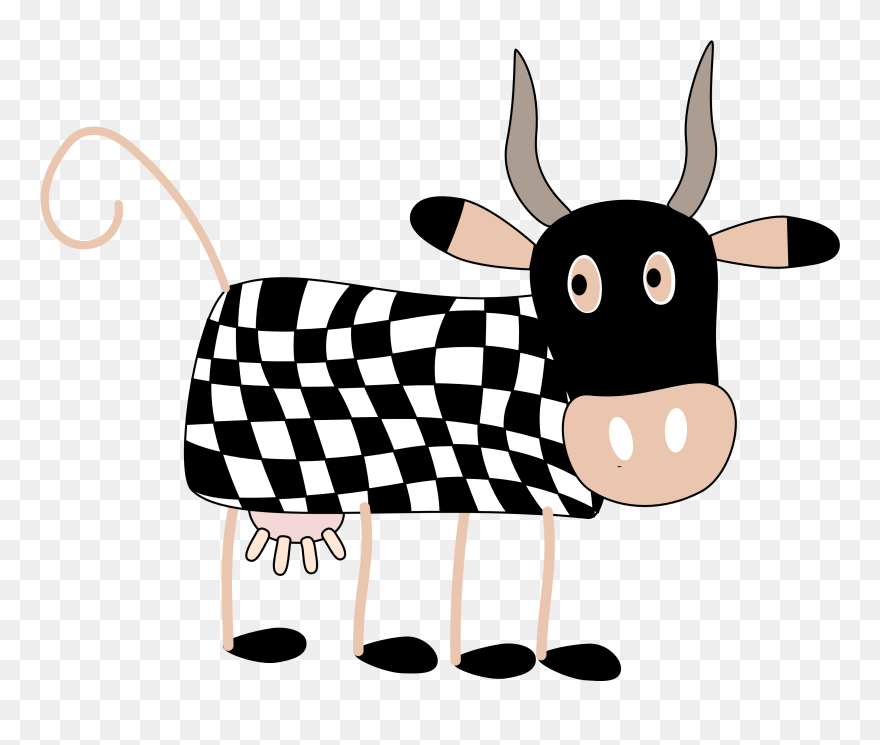 Cows Visual Effects Insert Tiger Geometry 1969px 175 - Custom Cartoon Cow Shower Curtain Clipart