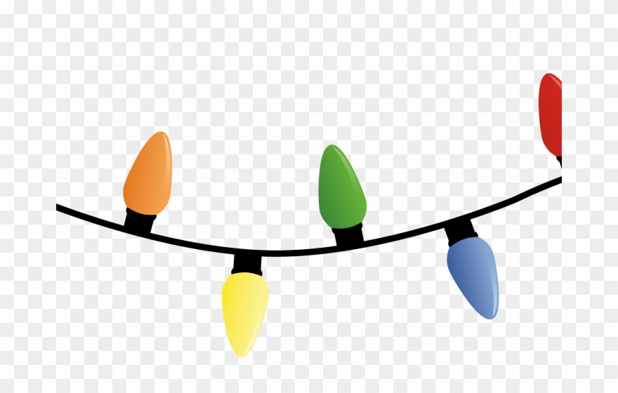 Christmas Lights Svg Royalty Free Download Free - Christmas Lights Transparent Background Clipart