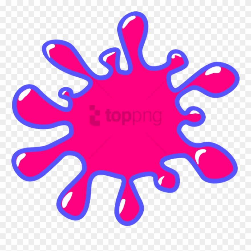 Clip Art Paint Splatter - Clipart Green Paint Splatter - Png Download