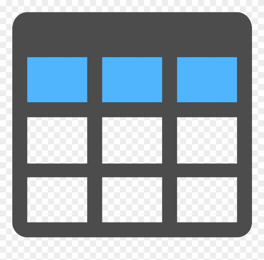 Open - Google Sheets Square Icon Clipart