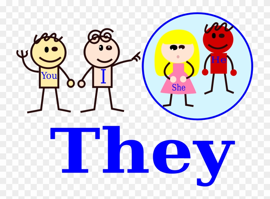 Pronoun Clip Art Image - She Pronoun - Png Download
