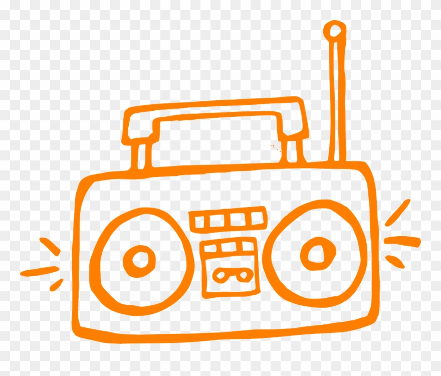 Generational Understanding - Boombox Clip Art - Png Download
