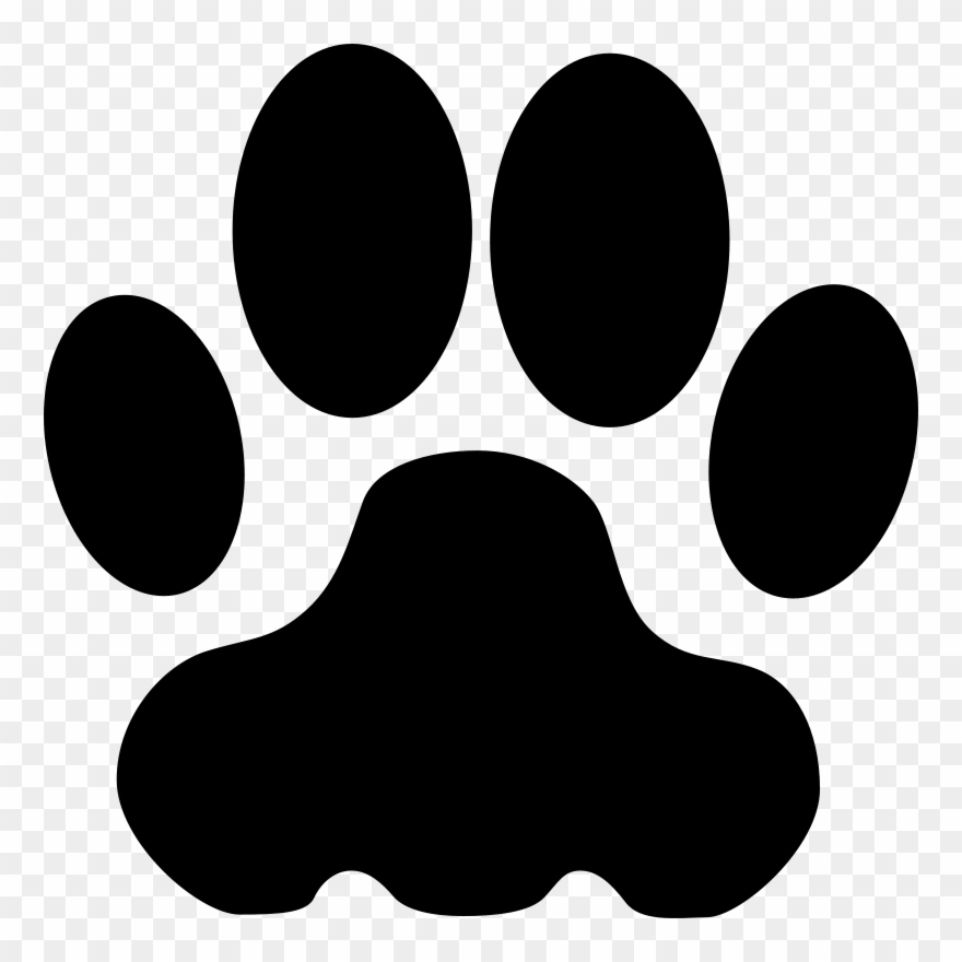 Steps Clip Art Download - Bobcat Paw Print - Png Download
