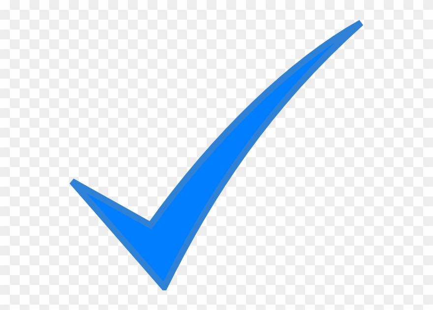 Check Mark Symbol Powerpoint - Blue Check Mark Png Clipart