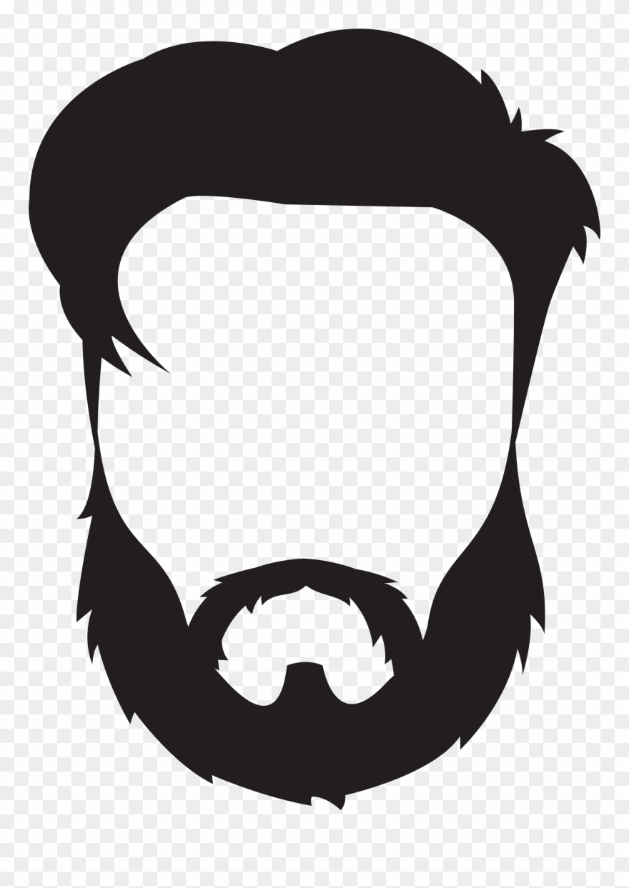 Beard And Mustache Clipart - Png Download
