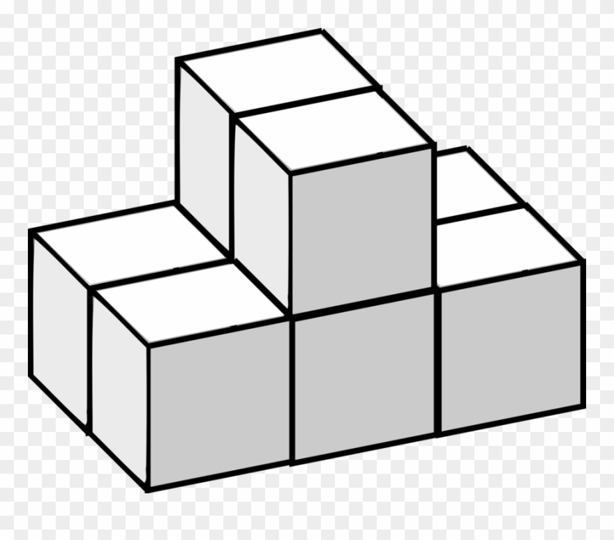 3d Computer Graphics Cube Graphics Software Download - Tetris Clip Art 3d - Png Download