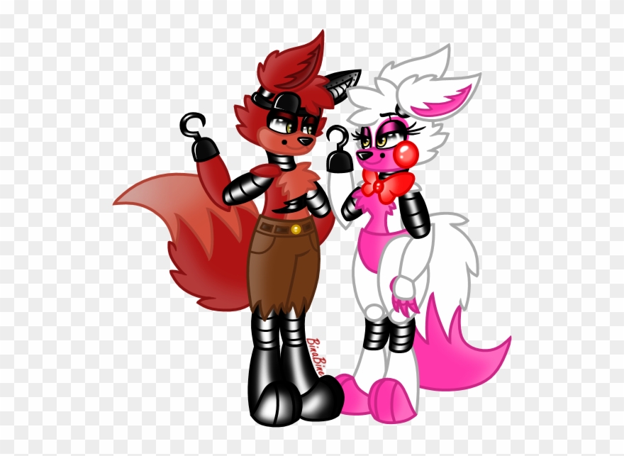 Clip Art Black And White Download Ballora Drawing Mangle - Funtime Foxy And Mangle - Png Download