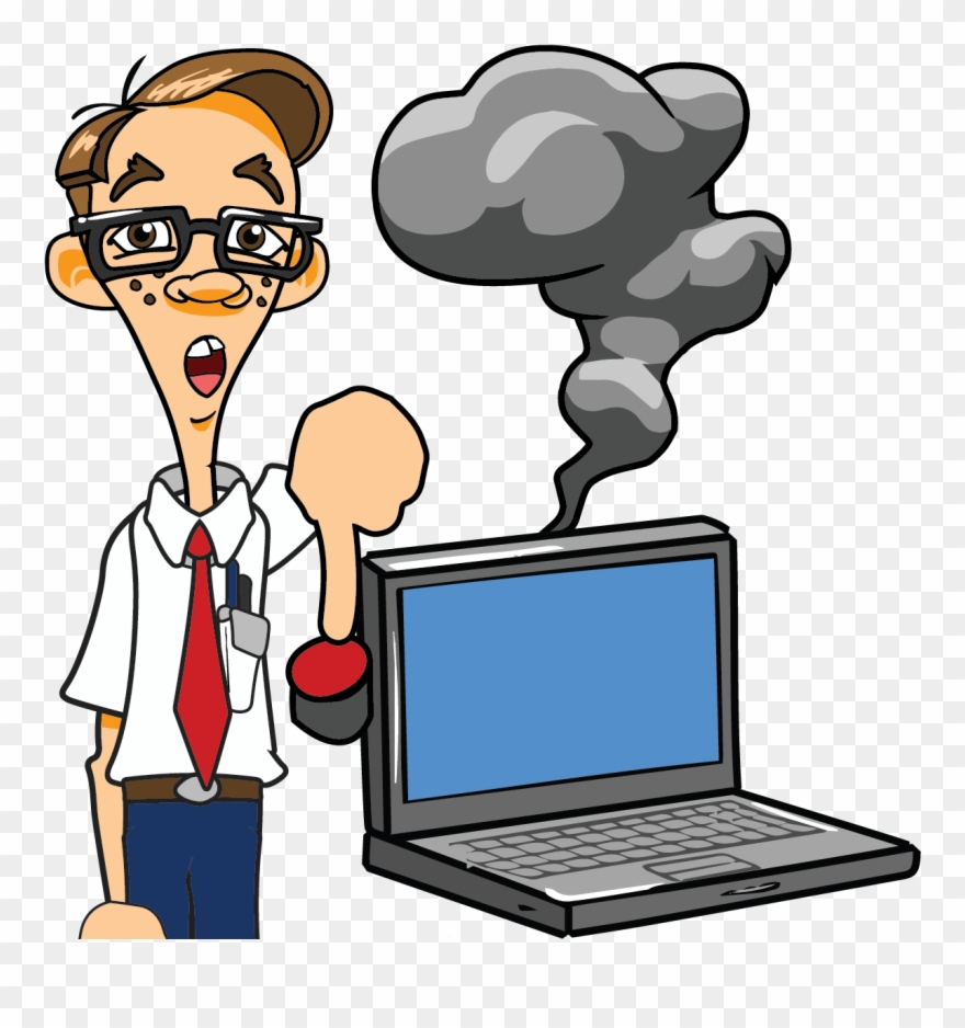 Software Clipart Computer Repair - Reparación De Computadoras Animadas Png Transparent Png