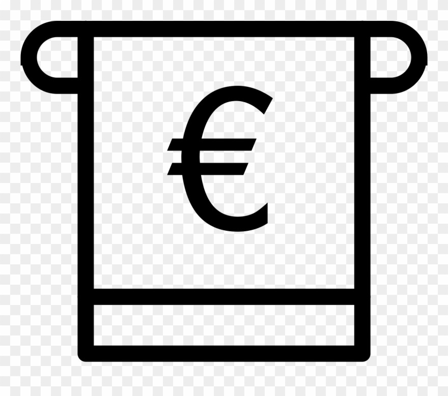 Insert Money Euro Icon - Euro Sign Clipart