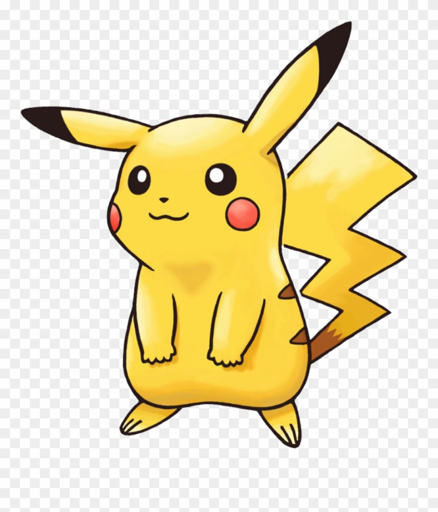 Pikachu Clipart Word - Pikachu Cartoon - Png Download