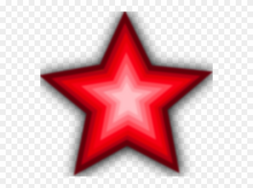 Red Star Clip Art Hd - Imagenes De Estrellas Decorativas - Png Download