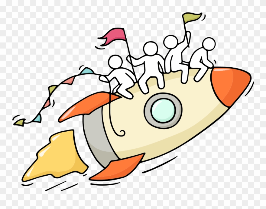 Solutions Ereteam Analyze Large - People On A Rocket Clipart