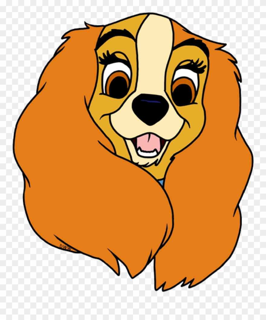 Disney's Lady And The Tramp Images Clip Art Hd Wallpaper - Lady And The Tramp Face - Png Download
