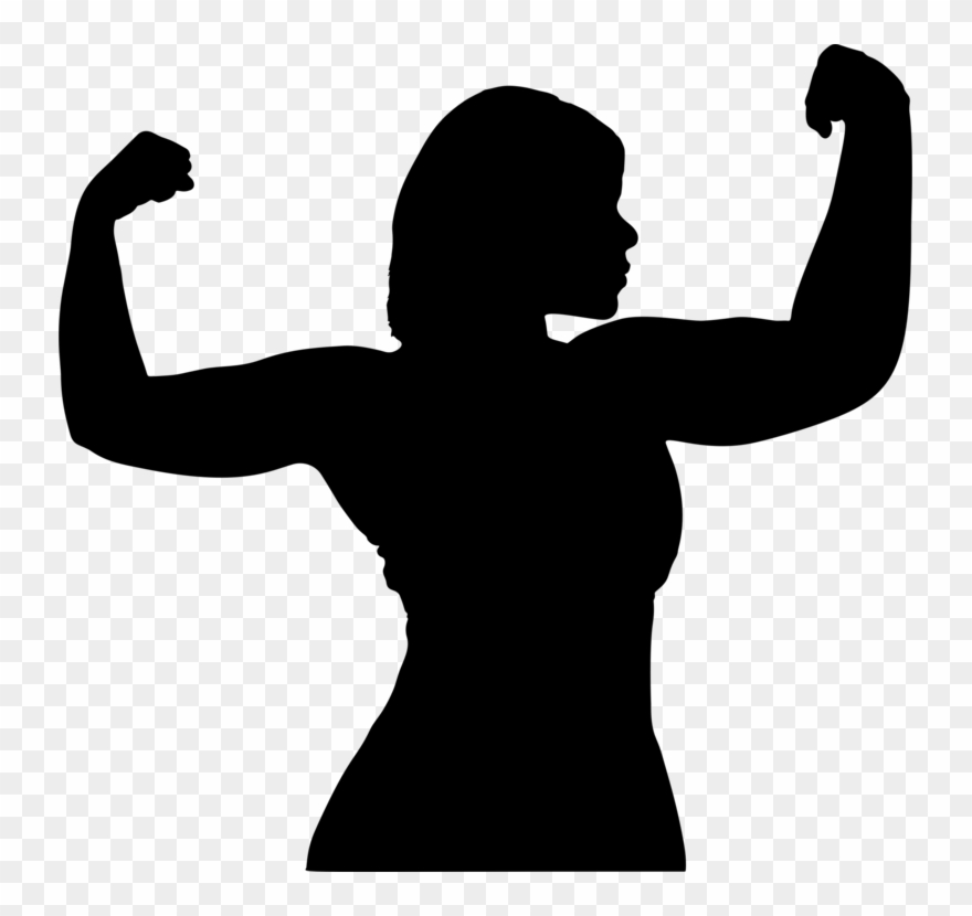 Exercise Strength Training Physical Fitness Weight - Female Athlete Silhouette Clipart