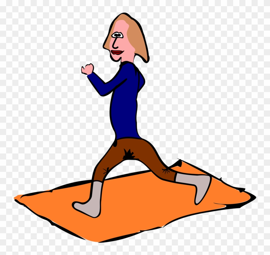 Clipart - Exercising Woman - Clip Art - Png Download