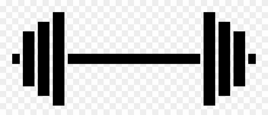 Weight Training Dumbbell Barbell Fitness Centre - Weight Clipart - Png Download