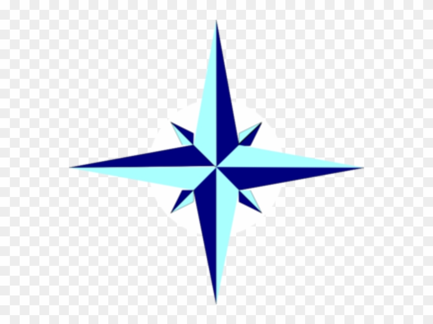 Compass Rose Star Md - Clipart North Star - Png Download