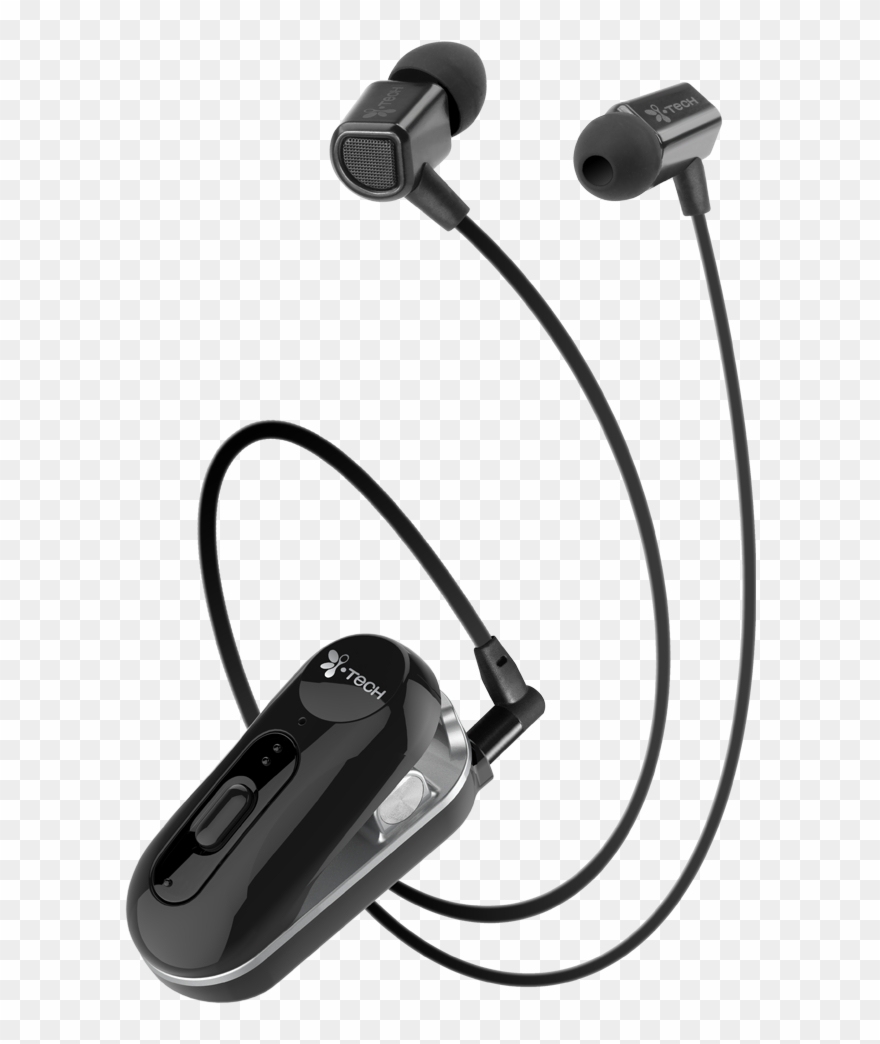 Tech Clip Headset - I-tech Musicclip 8110 Carry Bluetooth Ear Expansion - Png Download