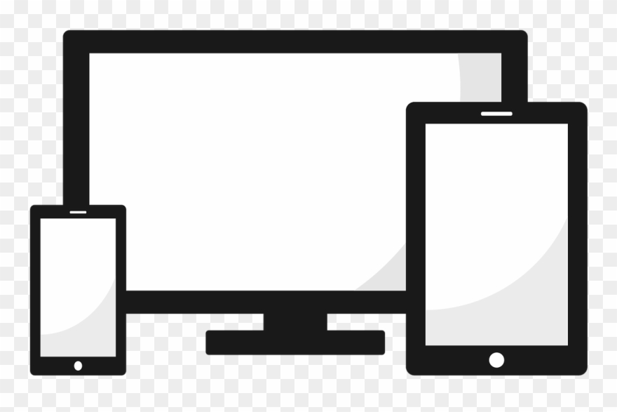 Clipart Computer Clear Background - Clip Art Transparent Background Computer - Png Download