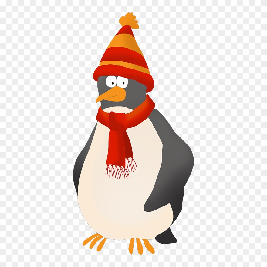 Cute Strange Penguin Clipart - T-shirt - Png Download