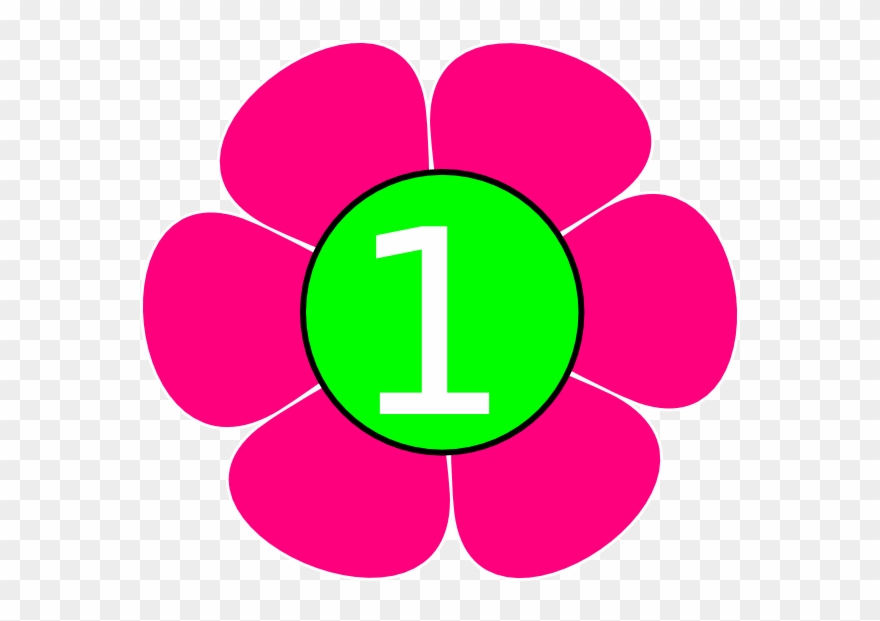 One Clipart Clipart One Clip Art Library - Flower Png Clipart Transparent Png
