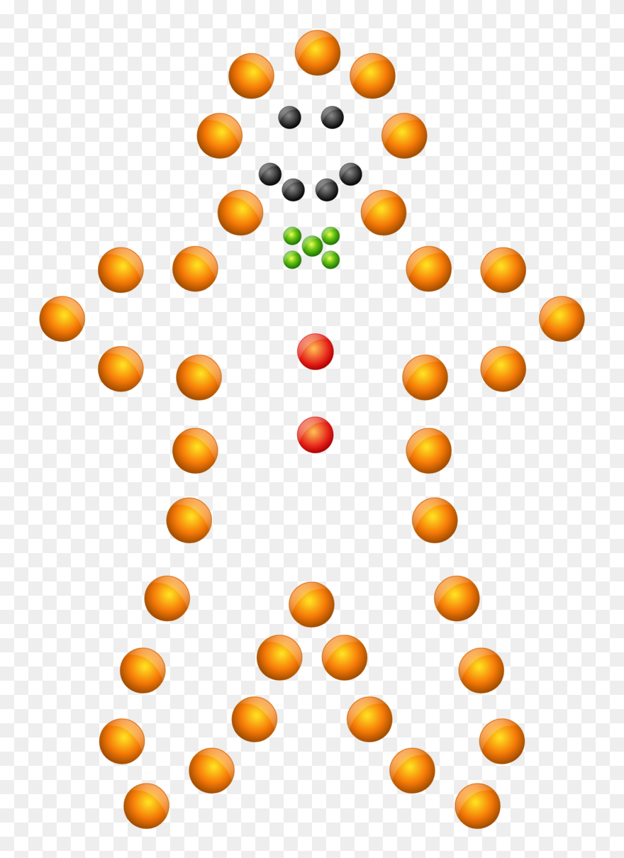 Dav 1dp Gingerbread Man Lights Linkedin Clipartist - Lebkuchen-mann Karte - Png Download