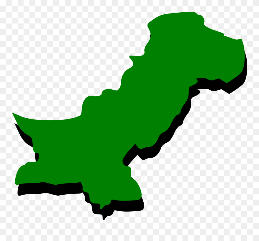 Clipart - Pakistan Map Vector Png Transparent Png