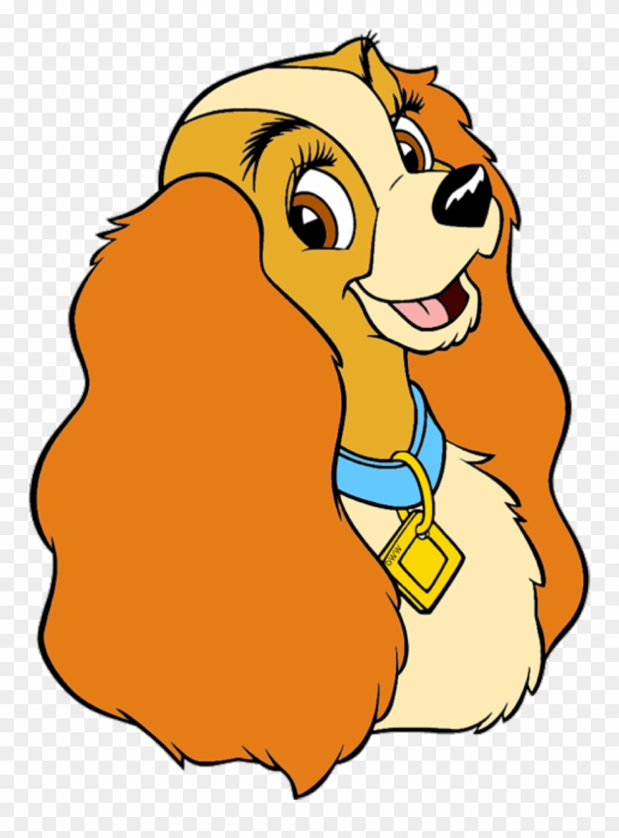 Disney's Lady And The Tramp Images Clip Art Hd Wallpaper - Lady And The Tramp Head - Png Download
