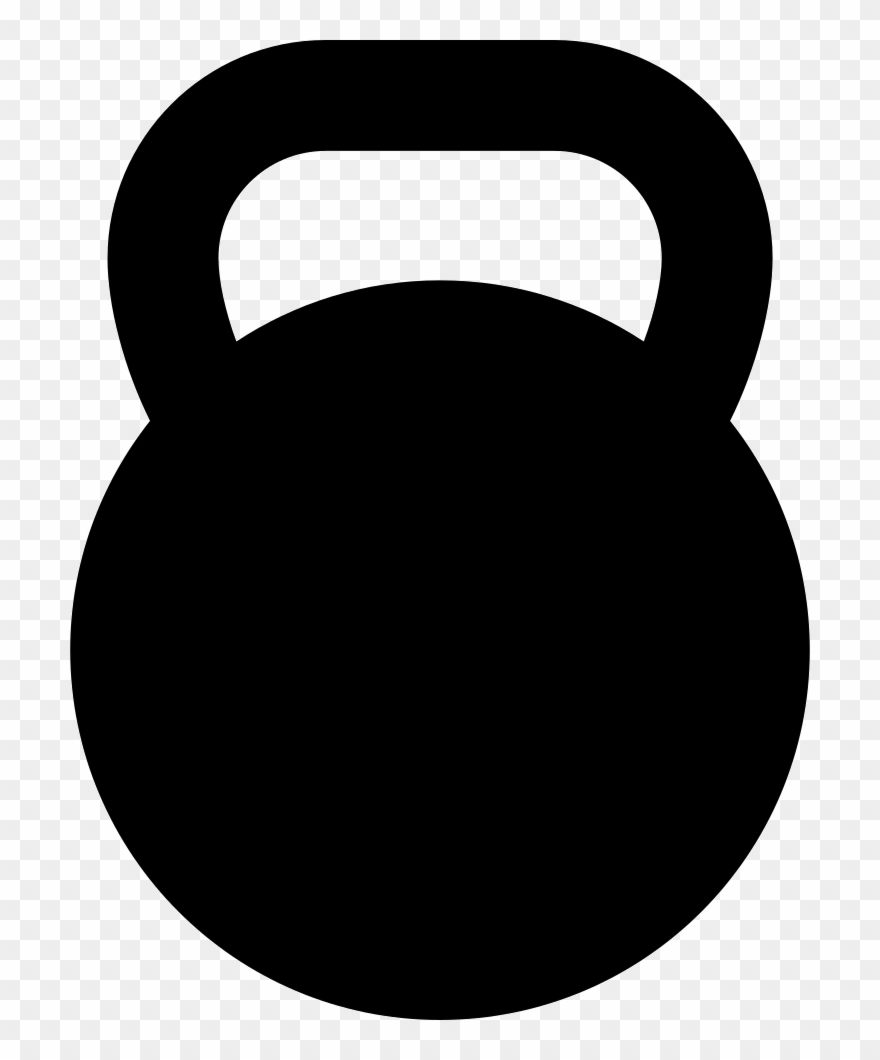 Banner Black And White Download Collection Of Transparent - Kettlebell Clipart - Png Download