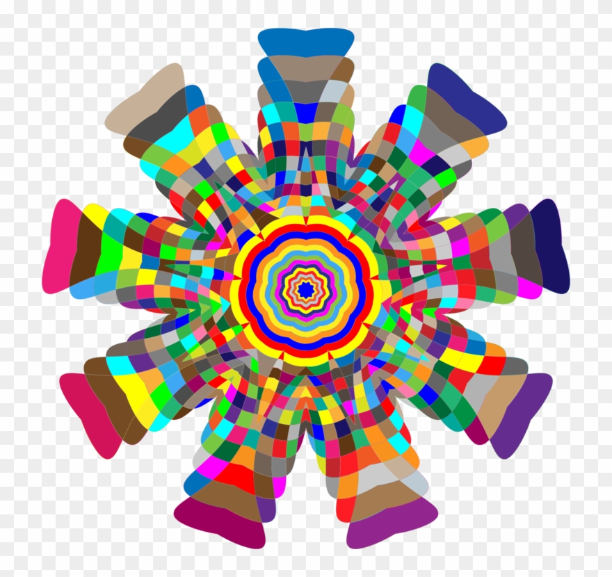 Line Art Color Forma - Geometric Colorful Png Clipart