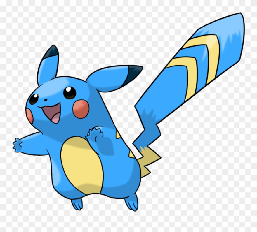 Pokemon Clip Water Clipart - Pokemon Alolan Pikachu - Png Download