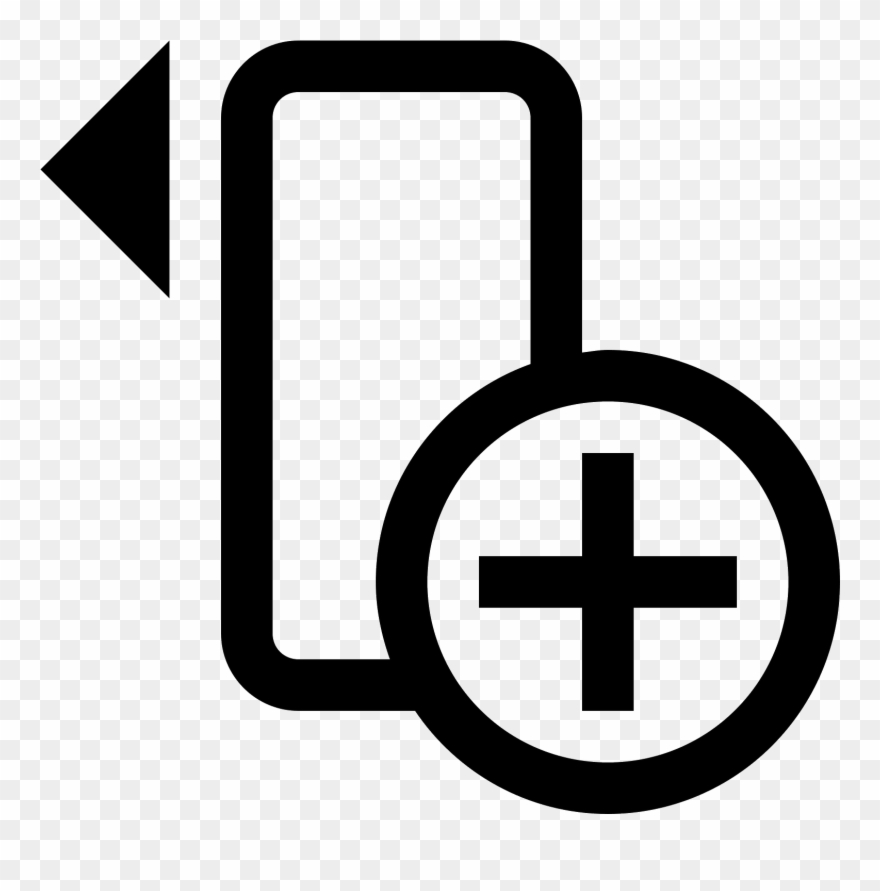 Insert Column Left Icon - Add Image Icon Png Clipart