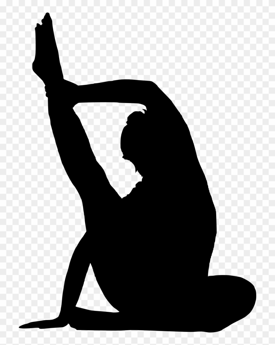 Silhouette At Getdrawings Com - Silhouette Gymnastique En Png Clipart