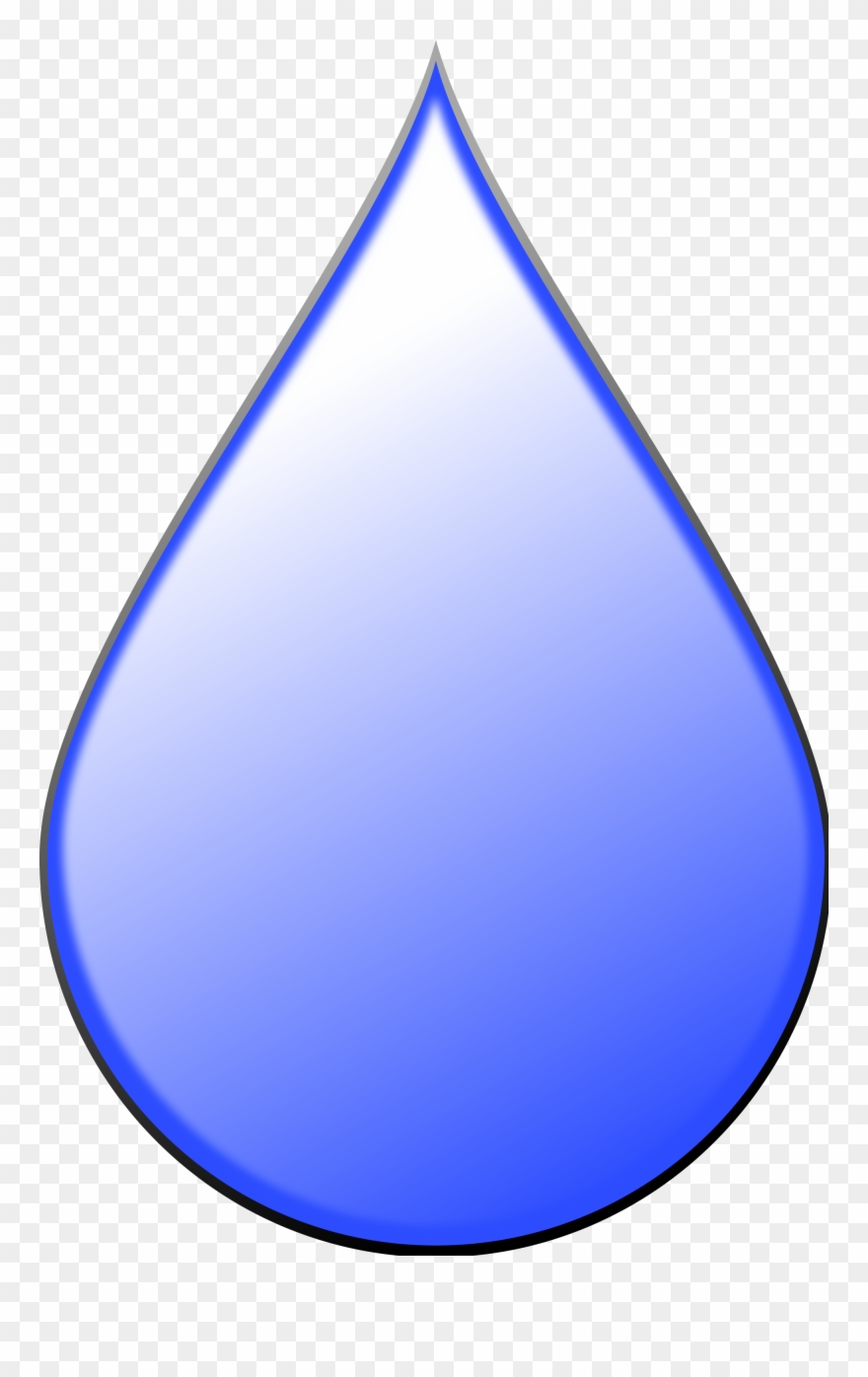 Raindrops Clipart Form Water - Rain Drop - Png Download