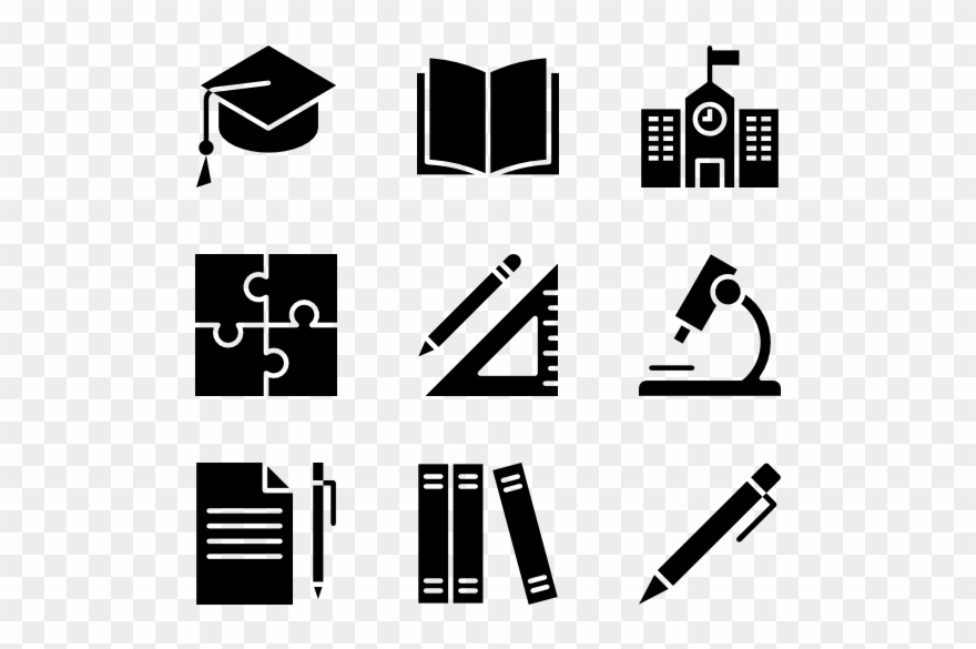 School - Classroom Icons Clipart