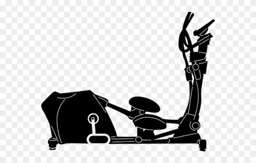 Elliptical Trainer Clipart Exercise Machine - Illustration - Png Download
