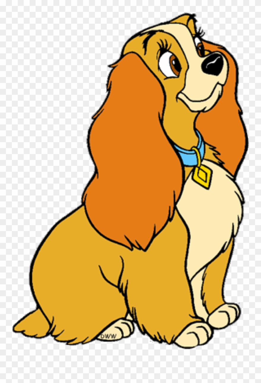 Disney's Lady And The Tramp Fond D'écran Entitled Clip - Lady And The Tramp Clipart - Png Download