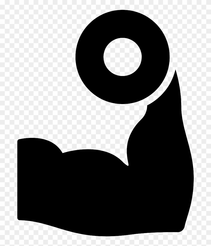 Fight Fit Training Resistance - Dumbbells Vector Clipart