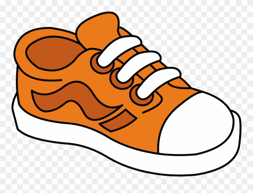 Gym Shoes Clipart Animated - Kids Shoe Clipart - Png Download