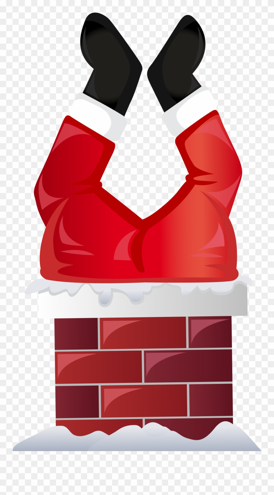 Chimney Santa Png Clipart