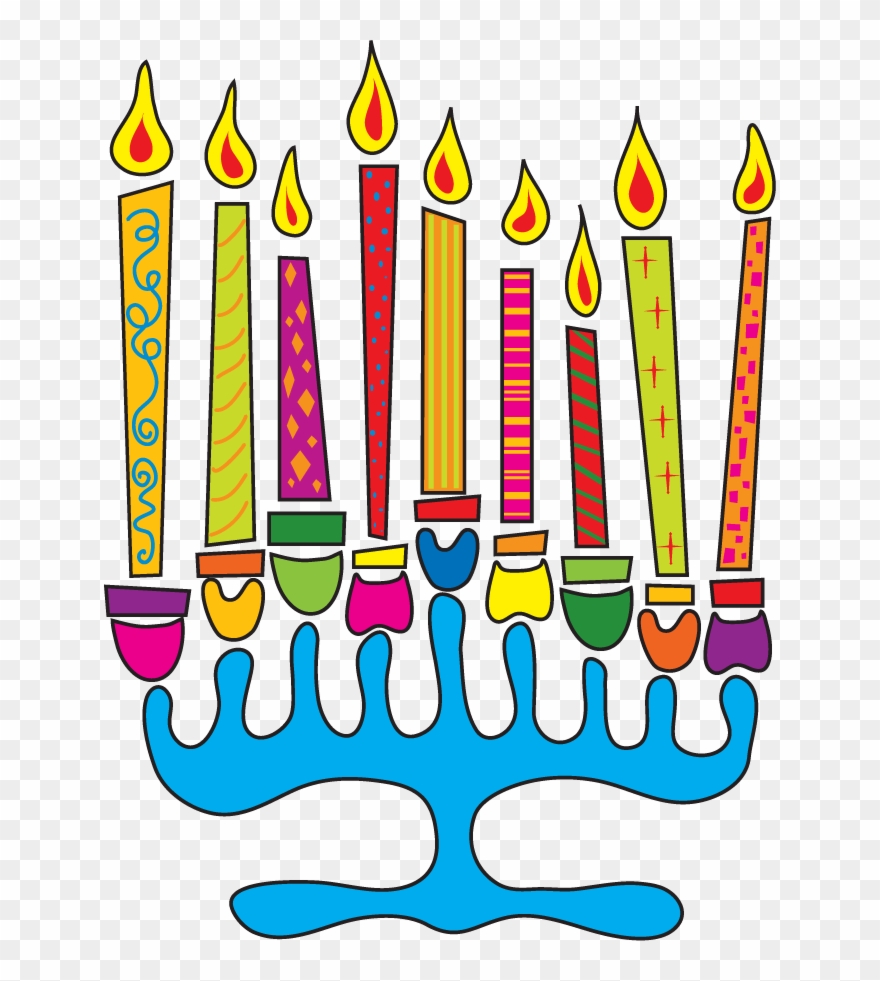 Hanukkah Clip Art For Christmas - Hanukkah Clipart Png Transparent Png