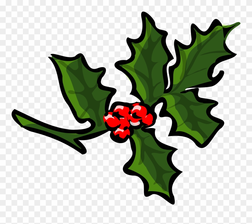 Holly Clip Art - Png Download