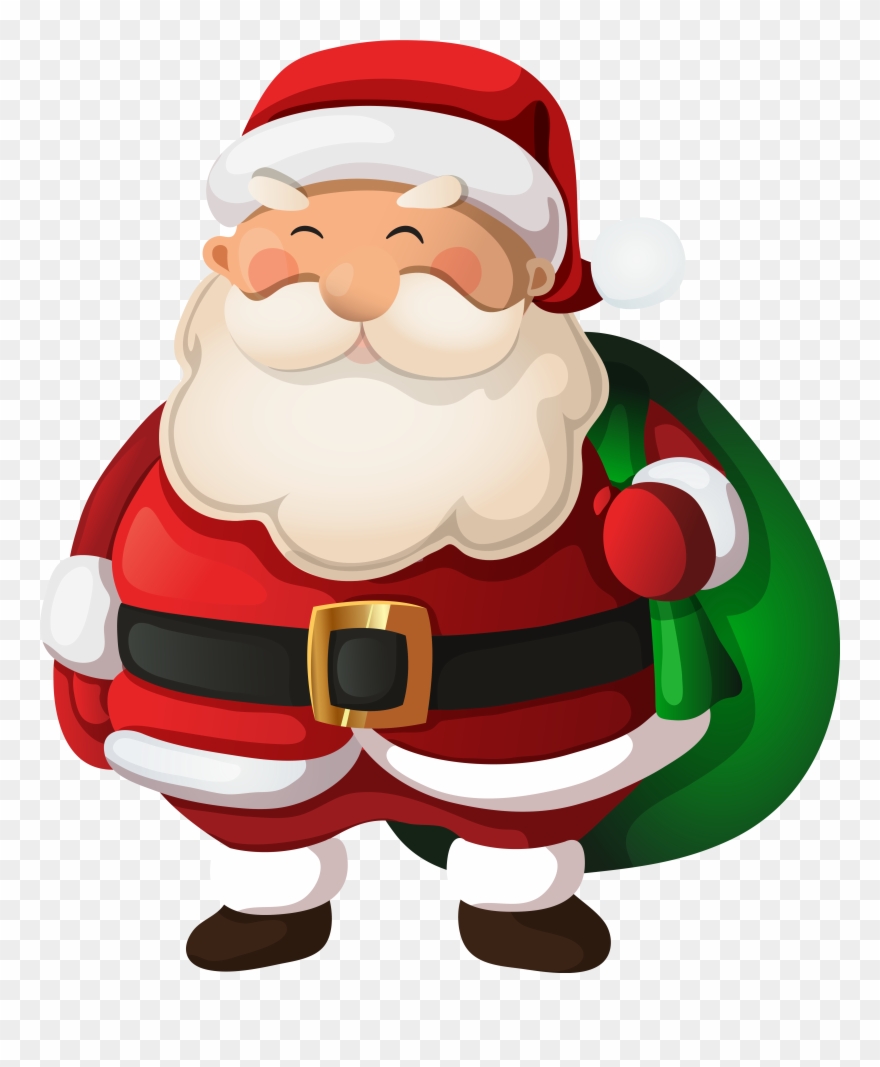 91 Santa Clip Art Images - Santa Claus Clipart Free - Png Download
