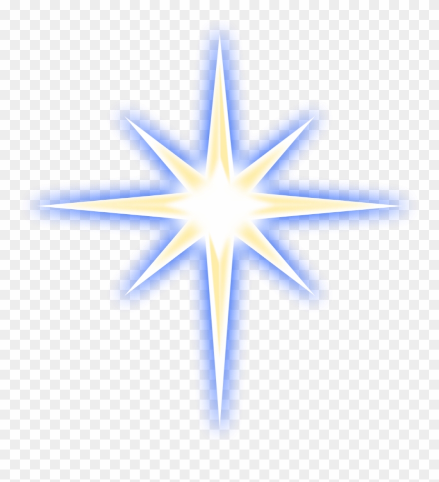 Christmas Star Clipart Free 19 Religious Christmas - Christmas Star Clipart - Png Download