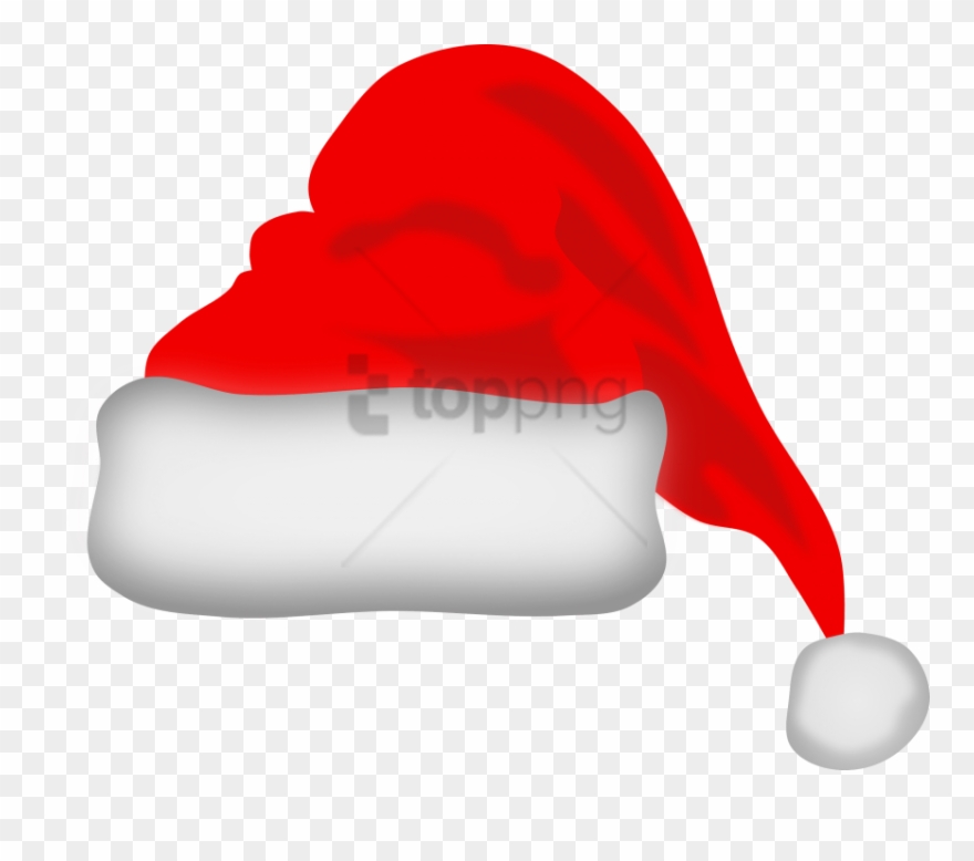 #santa #hat #clipart Christmas Clipart Free, Santa - Santa Claus Hat Clipart - Png Download